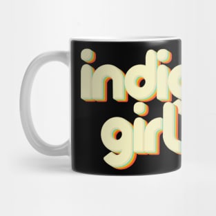 vintage color indigo girls Mug